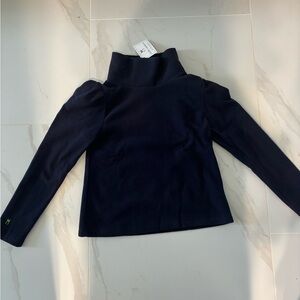 Dudley Stephens Navy Turtleneck Sweatshirt